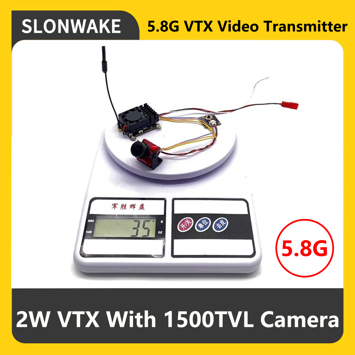 Drone Frame - جهاز إرسال SLONWAKE 5.8G 2000mW FPV