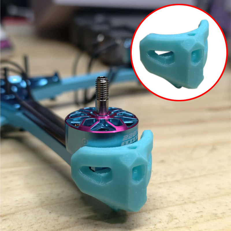 Drone Battery Strap - 4 قطع من واقيات المحرك المضادة