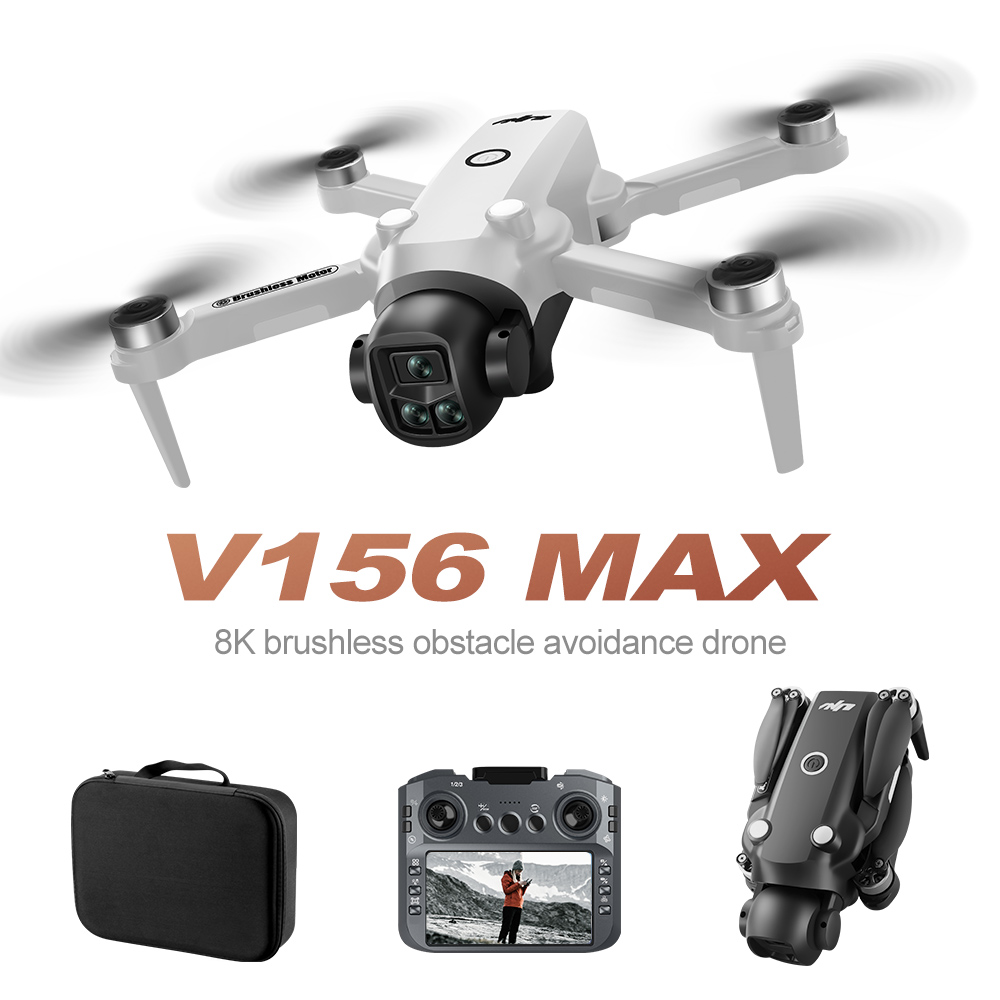 طائرة بدون طيار V156 Max بدون  - مراجعة Jjrc Drone X12 وسعره
